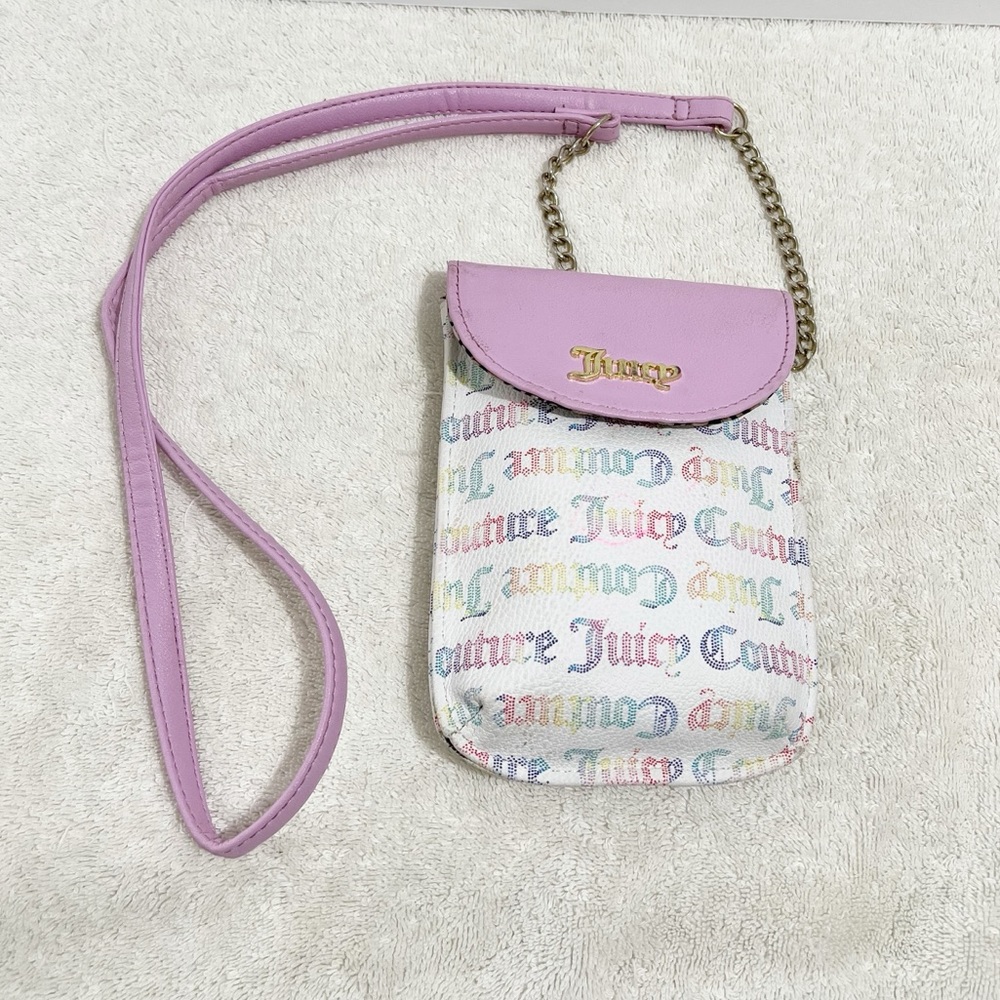 Juicy Couture Pastel Colors Small Crossbody Purse Spring Coquette Vacation